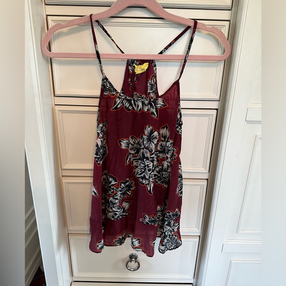 Maeve silk tank top size 2
